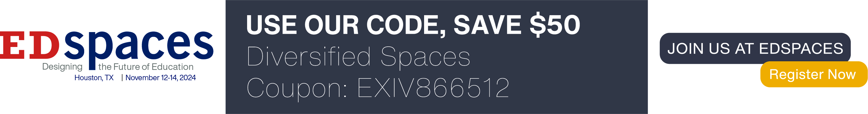 Our coupon code for EDspaces EXIV866512