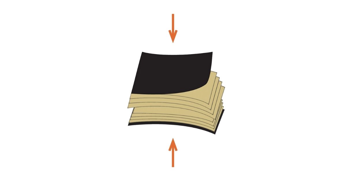 graphic of phenolic resin layers